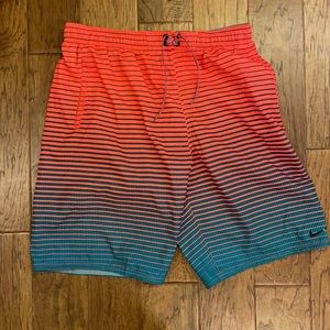 Nike swim trunks.  11 inch inseam.